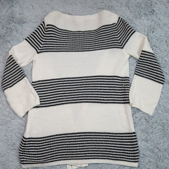 Westport Womens Sweater Cardigan Off White Small Open Front‎ Long Sleeve - Picture 2 of 10